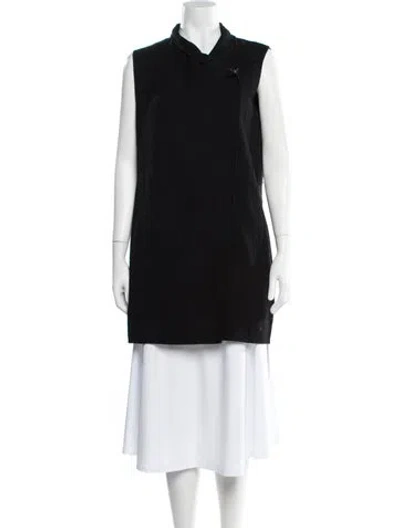 Pre-owned Vince Wool Vest In Black