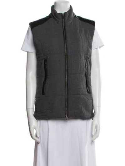 Pre-owned Vince Wool Vest In Gray