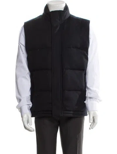 Pre-owned Vince Wool Vest In Gray