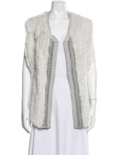 Pre-owned Vince Wool Vest In Gray