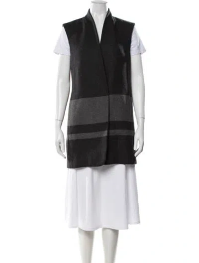Pre-owned Vince Wool Vest In Gray