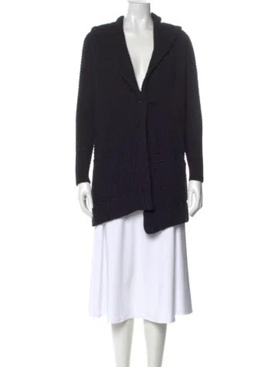 Pre-owned Vince Wool V-neck Sweater In Black