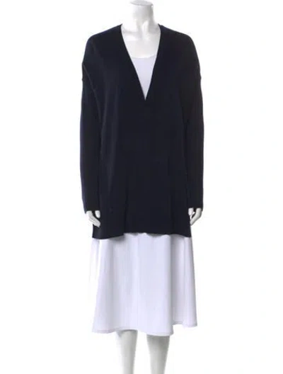 Pre-owned Vince Wool V-neck Sweater In Black