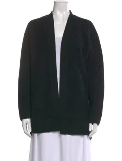Pre-owned Vince Wool V-neck Sweater In Black