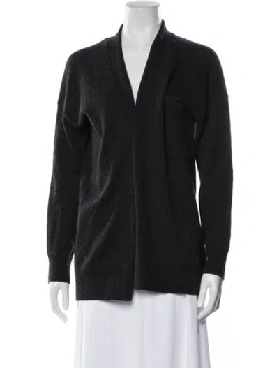 Pre-owned Vince Wool V-neck Sweater In Black