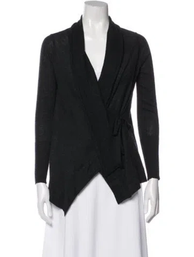 Pre-owned Vince Wool V-neck Sweater In Black
