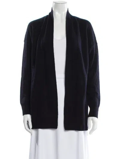 Pre-owned Vince Wool V-neck Sweater In Blue