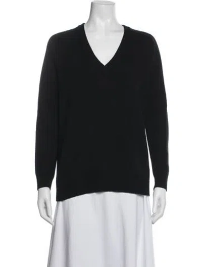 Pre-owned Vince Wool V-neck Sweater In Blue