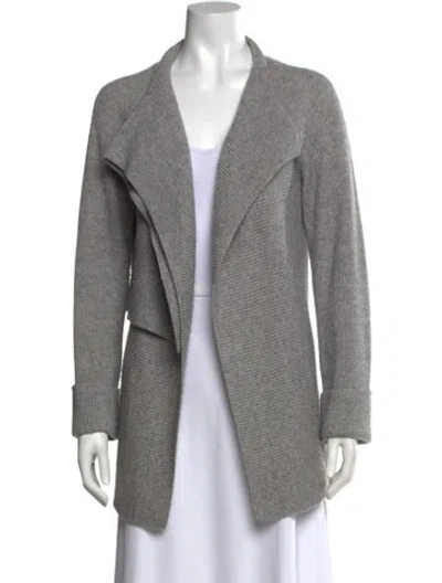 Pre-owned Vince Wool V-neck Sweater In Gray