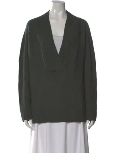 Pre-owned Vince Wool V-neck Sweater In Multi