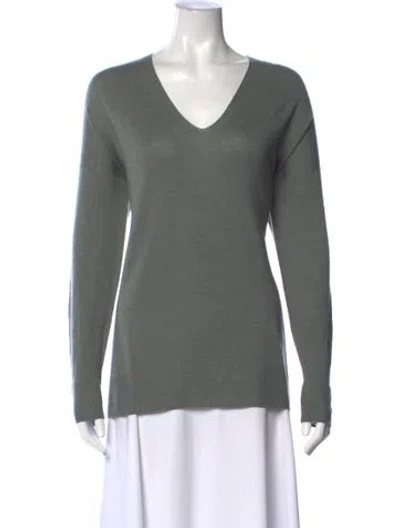 Pre-owned Vince Wool V-neck Sweater In Multi