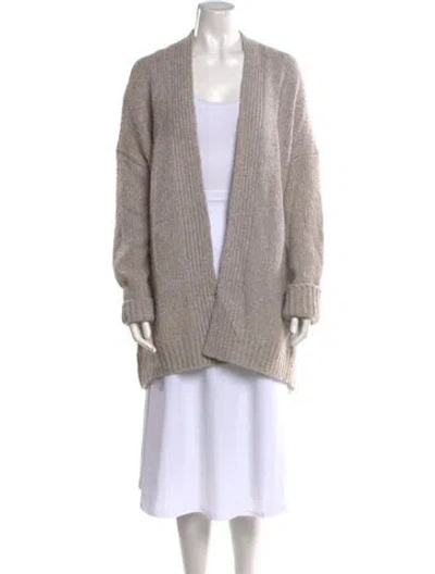 Pre-owned Vince Wool V-neck Sweater In Neutral