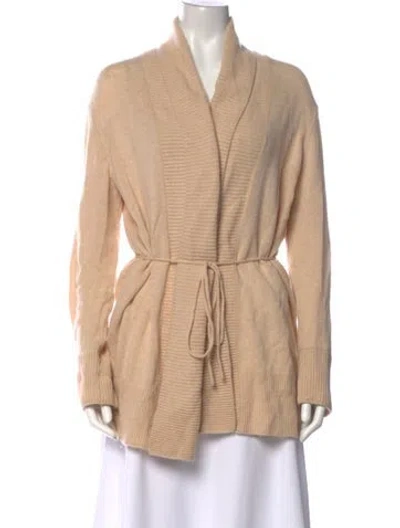 Pre-owned Vince Wool V-neck Sweater In Neutral