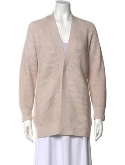Pre-owned Vince Wool V-neck Sweater In Neutral