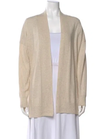 Pre-owned Vince Wool V-neck Sweater In Neutral