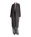 Vince Wool-blend Single-breasted Coat In Gray