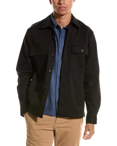 Vince Workwear Shirt Jacket In Black