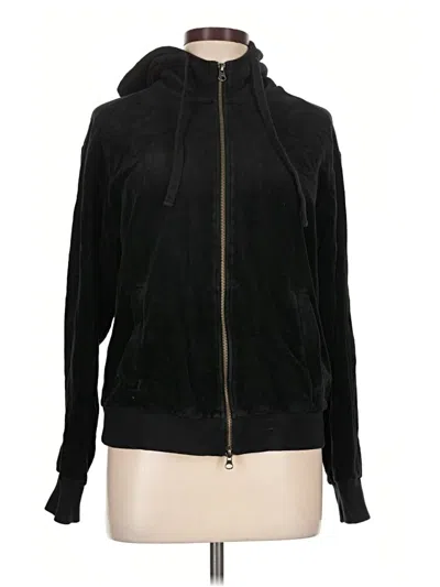 Pre-owned Vince Zip Up Hoodie In Black