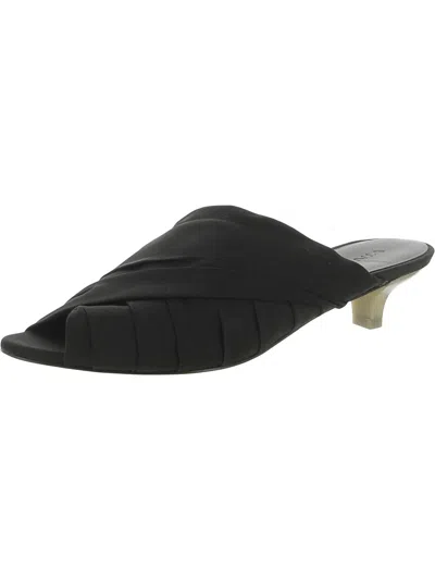 Vince Zoey Womens Leather Peep Toe Kitten Heels In Multi