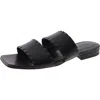 Vince Zofi Mafalda Womens Slip On Open Toe Slide Sandals In Black