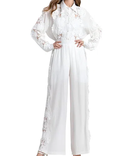 Vincent 2pc Shirt & Pant Set In White