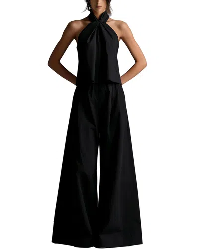 Vincent 2pc Top & Pant Set In Black