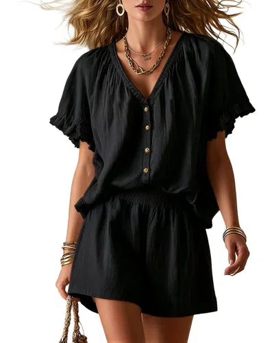 Vincent 2pc T-shirt & Short Set In Black