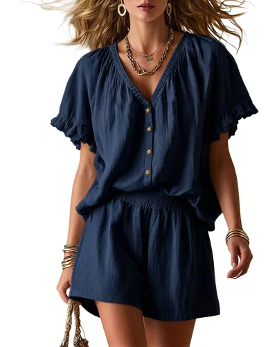 Vincent 2pc T-shirt & Short Set In Blue