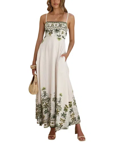 Vincent Anette Maxi Dress In White