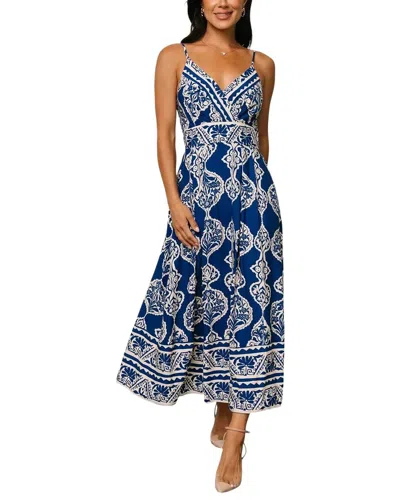 Vincent Anette Midi Dress In Multi