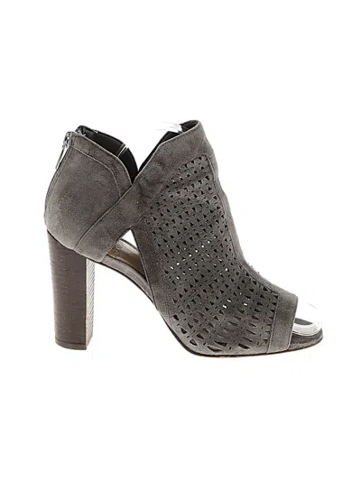 Pre-owned Vincent Ankle Boots In Gray
