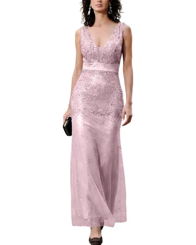 Vincent Embellished Maxi Dress In Pink