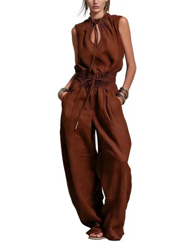 Vincent Jumpsuit In Brown
