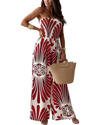 Vincent Jumpsuit In Burgundy