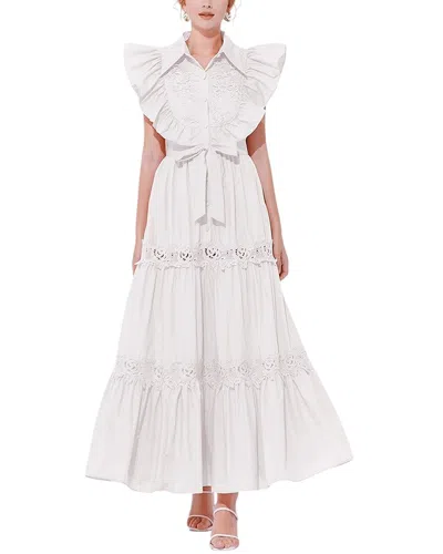 Vincent Maxi Dress In White