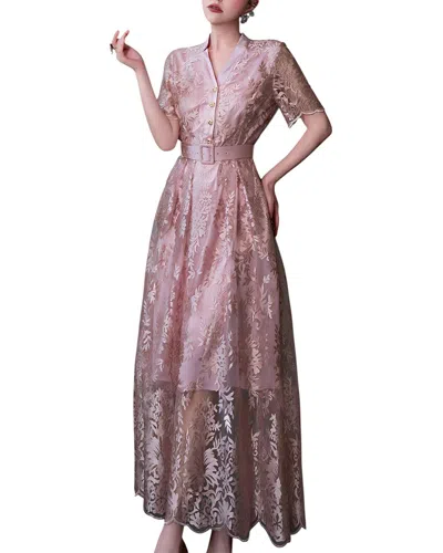 Vincent Maxi Dress In Pink