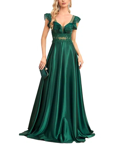 Vincent Maxi Dress In Green