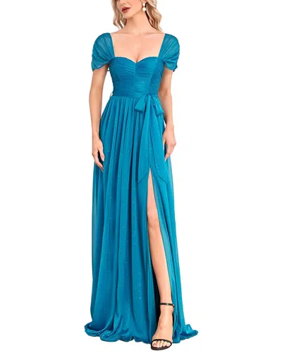 Vincent Maxi Dress In Blue