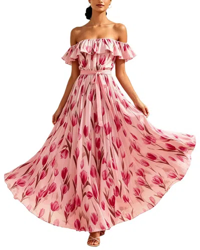 Vincent Maxi Dress In Pink