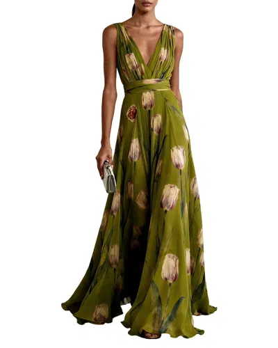 Vincent Maxi Dress In Green