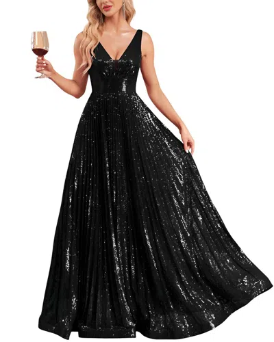 Vincent Maxi Dress In Black
