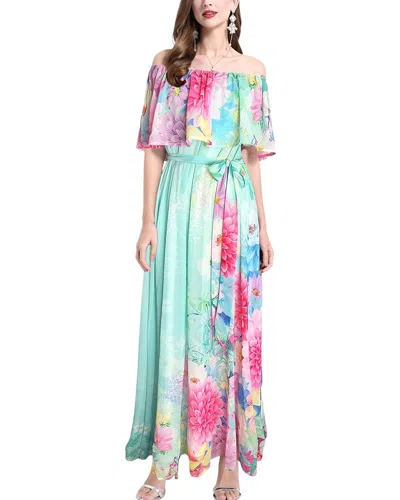 Vincent Maxi Dress In Blue