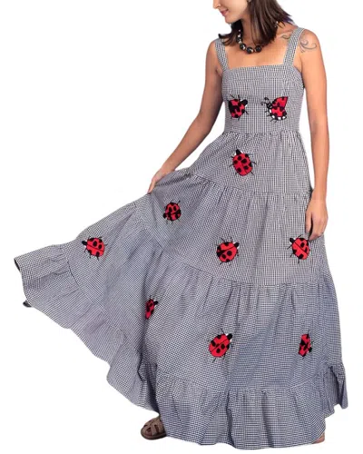 Vincent Maxi Dress In Blue