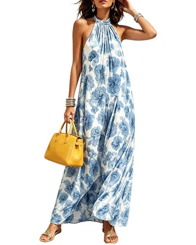 Vincent Maxi Dress In Blue
