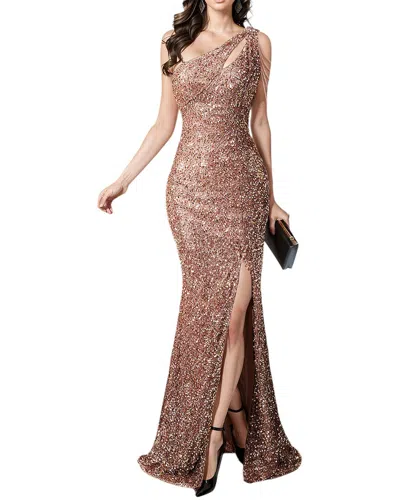 Vincent Maxi Dress In Brown
