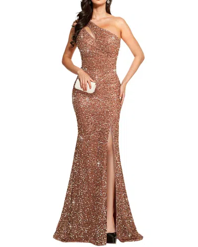 Vincent Maxi Dress In Brown