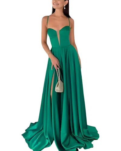 Vincent Maxi Dress In Green
