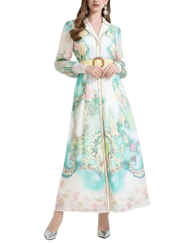 Vincent Maxi Dress In Green