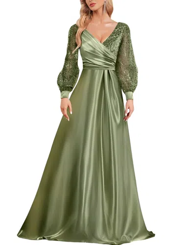 Vincent Maxi Dress In Green