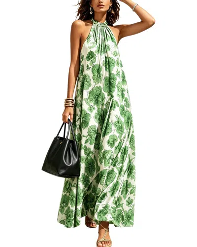 Vincent Maxi Dress In Green